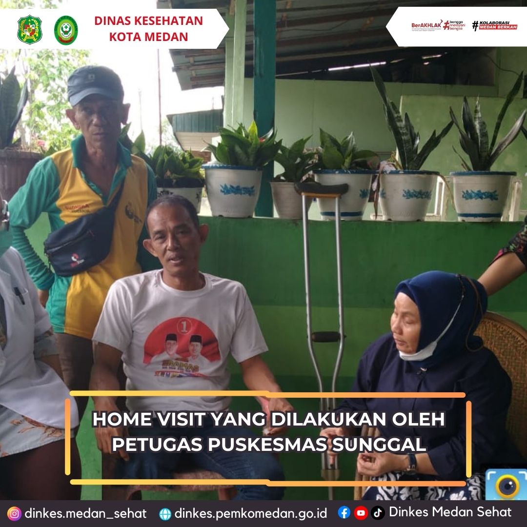 Home Visit Yang Dilakukan Oleh Petugas Puskesmas Sunggal